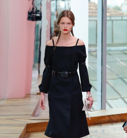 Sukienka z nylonu Prada Resort 2018
