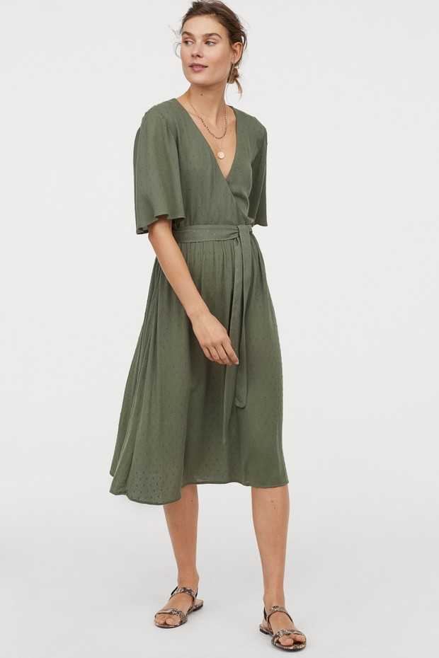 Kopertowa sukienka - H&M, 139,99 zł