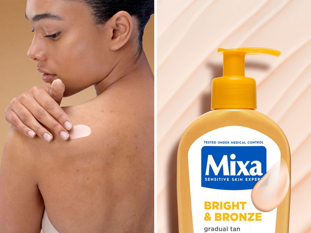 Mixa Bright & Bronze Samoopalający Balsam Do Ciała i Twarzy