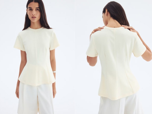 taliowany top H&M
