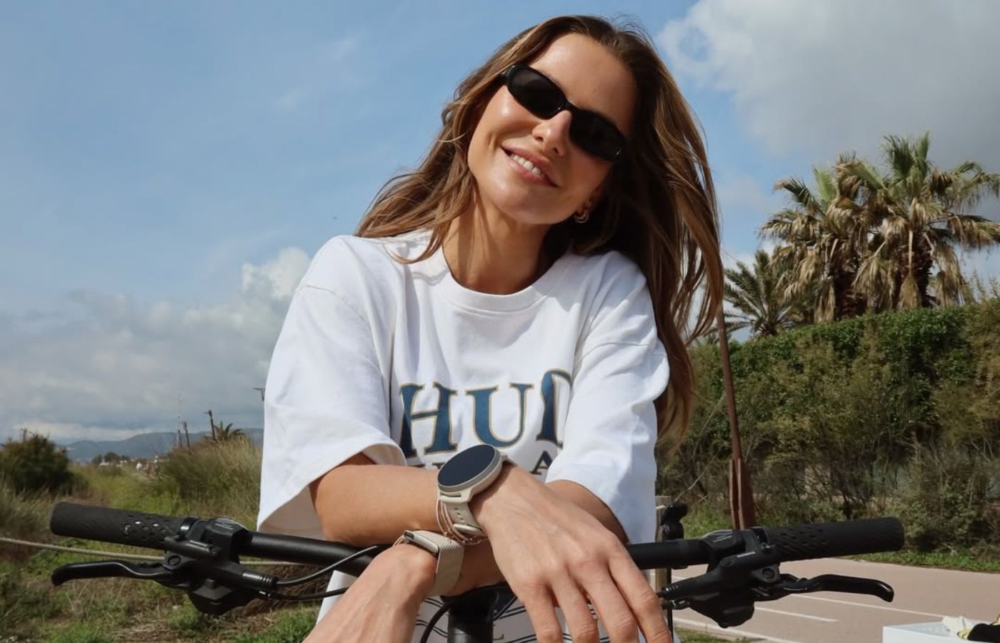 Anna Lewandowska w koronkowych szortach