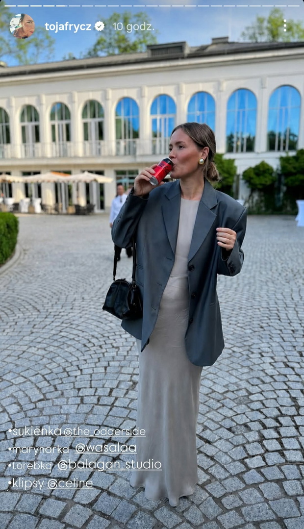 Olga Frycz w sukience The Odder Side