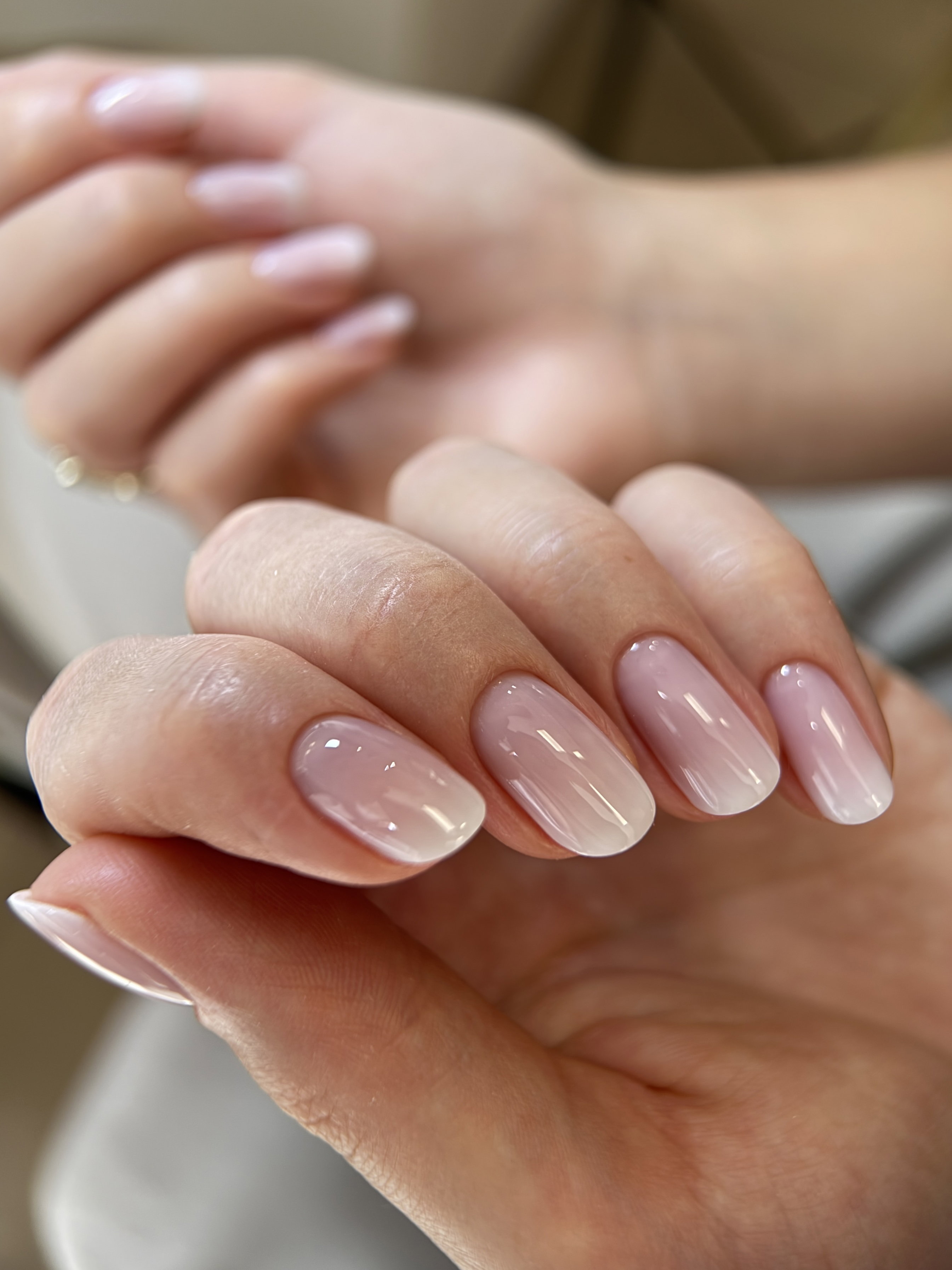 babyboomer manicue ślubny
