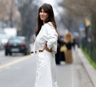 White poplin dress z H&M wygląda luksusowo i świeżo