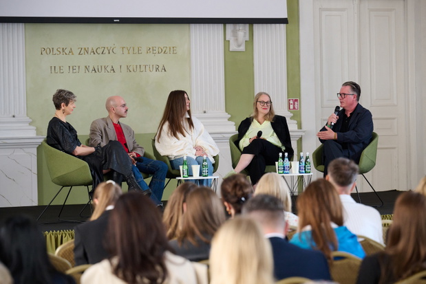 od lewej: Marlena Woolford, Costas Kazantzis, Odeta Jace, Juliane Kahl i Scott Lipinski