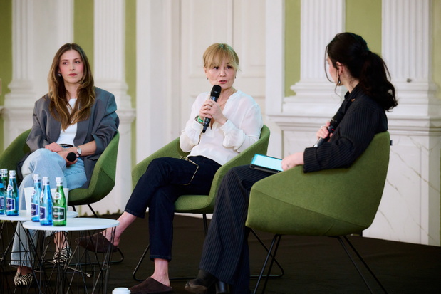 Agnieszka Łukasik, dyrektor zarządzająca i właścicielka GALILU, Milena Inglot, dyrektor marketingu w INGLOT, prowadząca panel Lila Grochowska