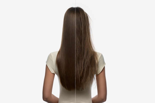 Hair texture comparison chart_等离子发质前后对比-线