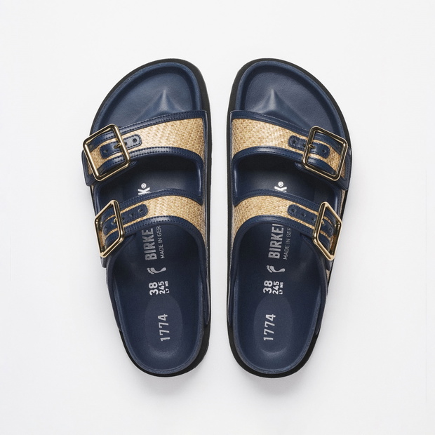 Arizona Raffia Midnight Navy