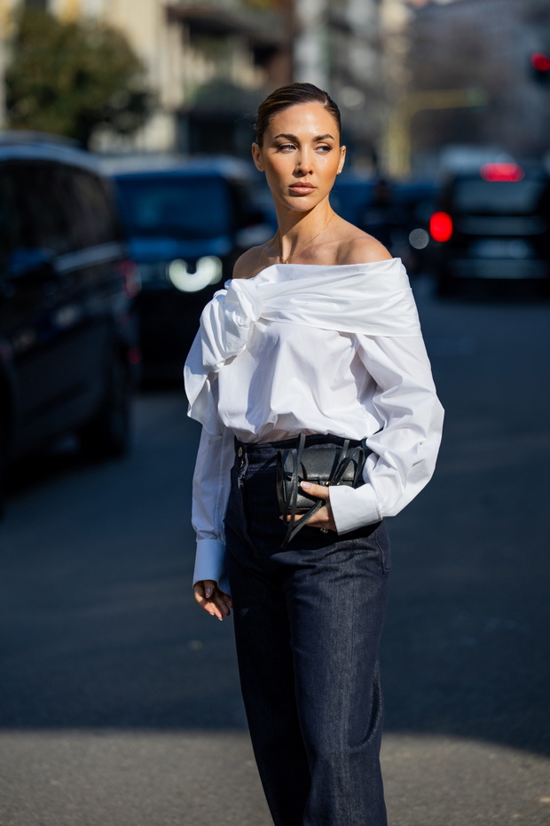 Street Style - Day 3 - Milan Fashion Week - Womenswear Fall/Winter 2026/2027