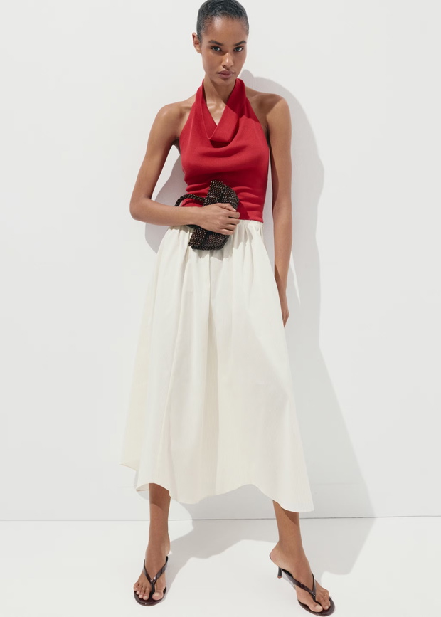 5 spódnic z H&amp;M, Reserved i Mango w stylu wakacji na Capri