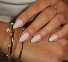 milky white nails 🤍gel soft white • @elya.maje #milkynails #softnails #nailsparis #ongleneuilly
