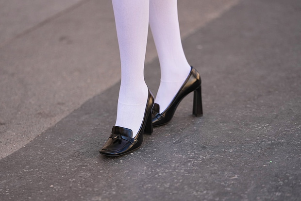 Heeled oxford shoes Reserved. Półbuty na obcasie na lato 2026