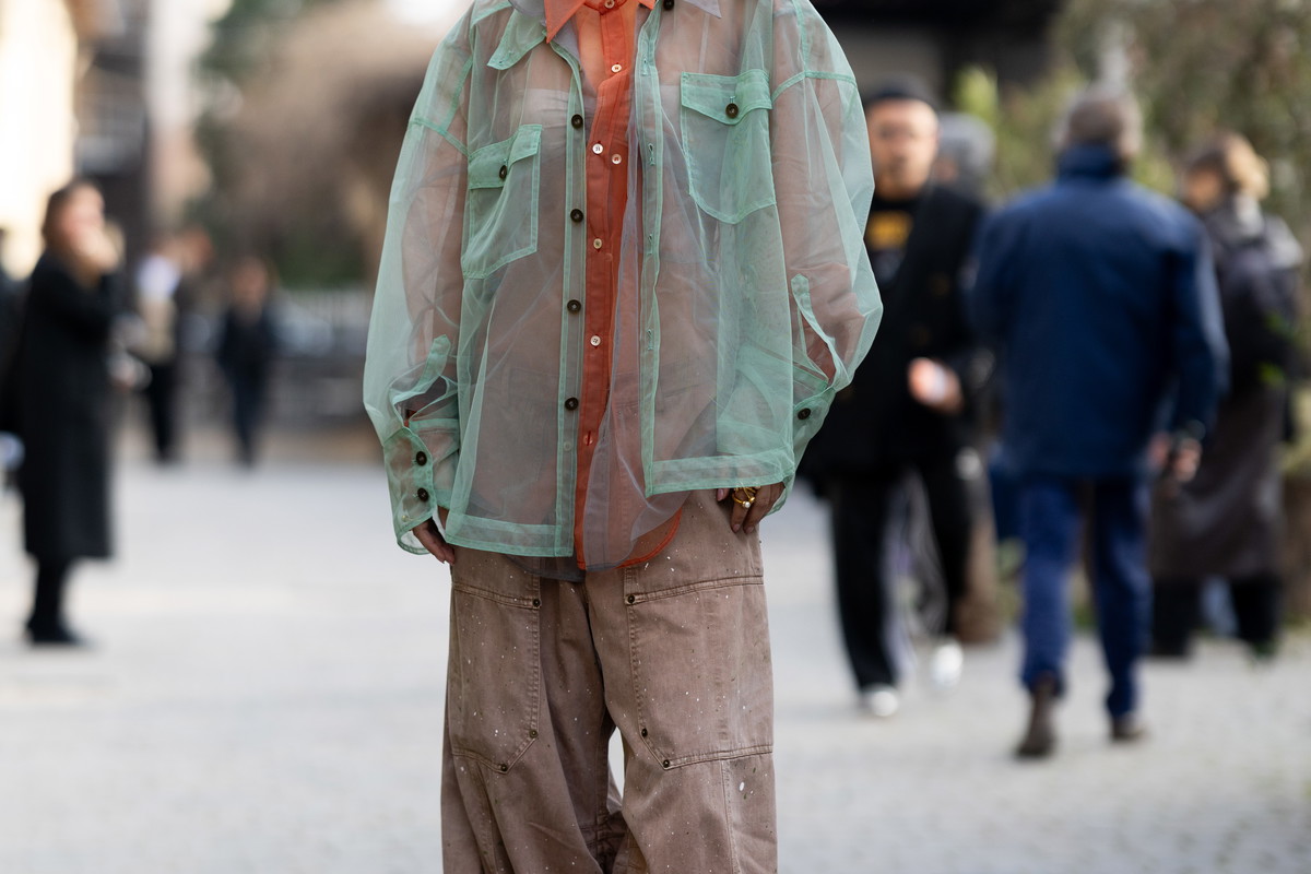 Przezroczysta organza jacket z Mango na lato 2026