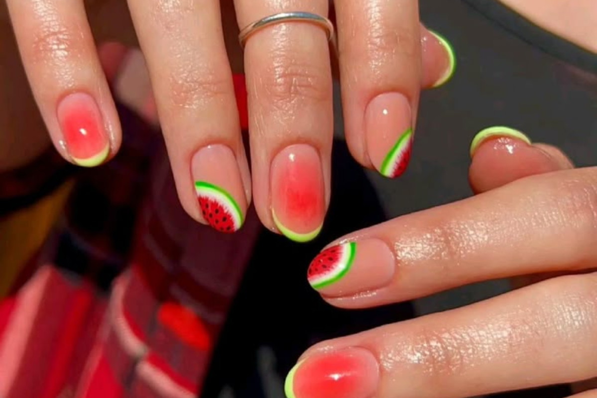 Watermelon Nails na lato 2026
