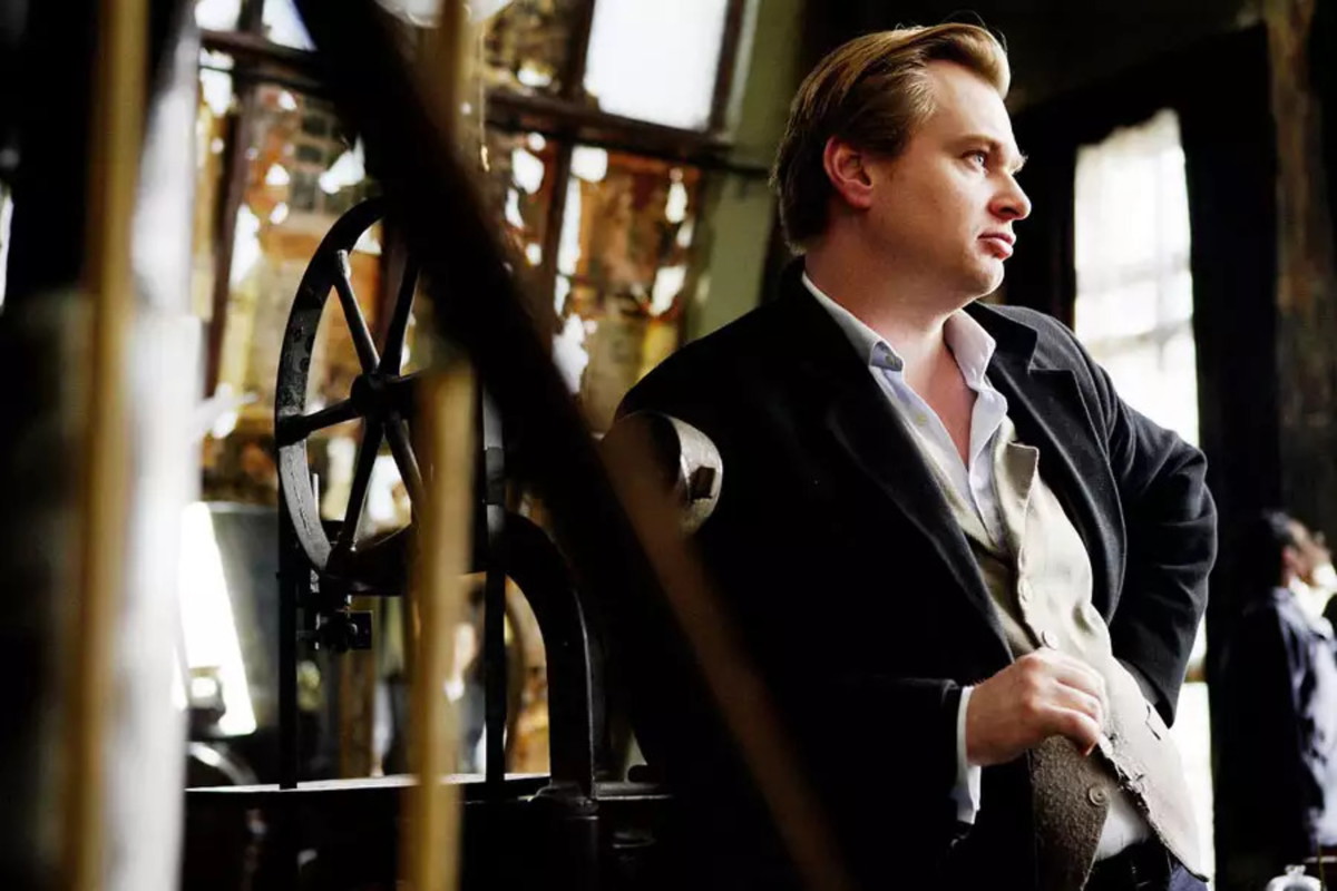 Christopher Nolan na planie filmy Prestiż