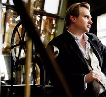 Christopher Nolan na planie filmy Prestiż