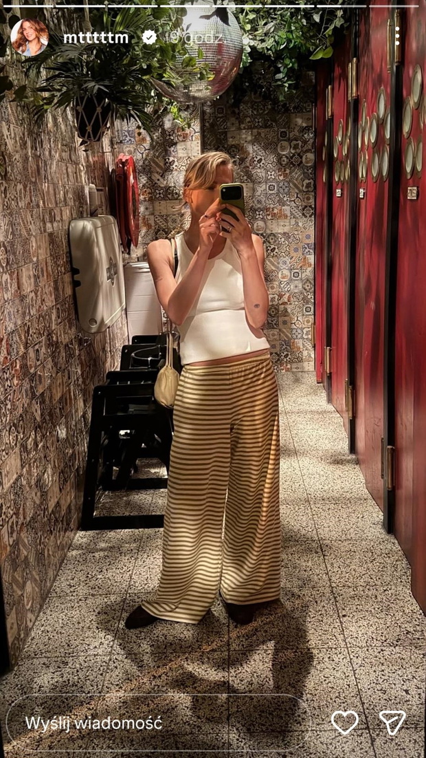 Marta Wierzbicka w modnych spodniach