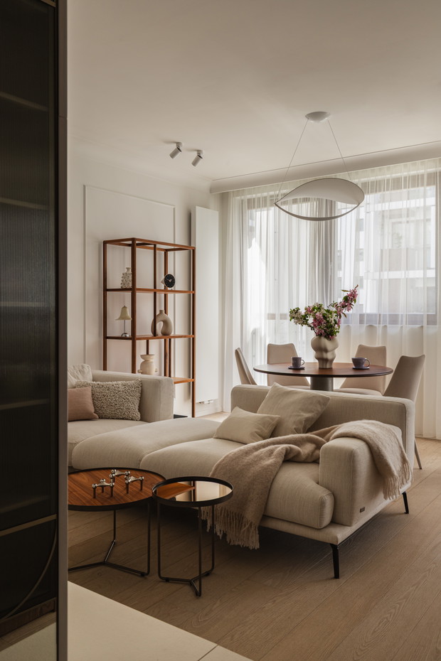 90 m2 w kobiecym stylu