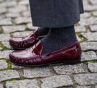 Chocolate leather loafers z Reserved. Trend jesień 2026