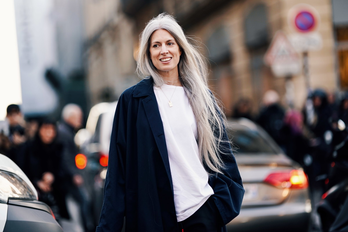 silver hair