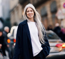 silver hair