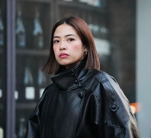W H&M znalazłam kurtkę z kominowym kołnierzem w stylu „Seoul girl”. Jest idealna na jesień i sezon przejściowy
