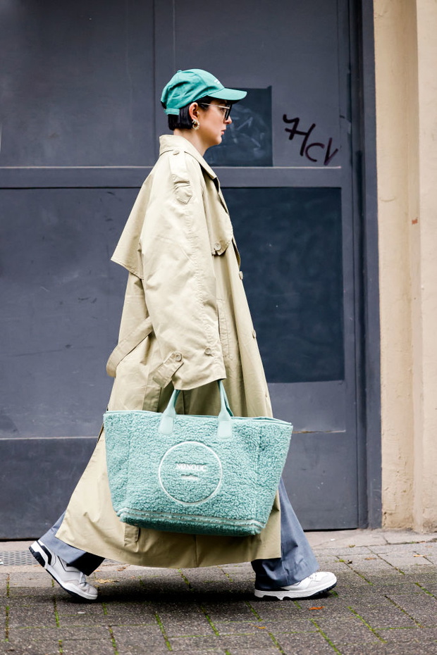 Tiffany Blue + trench
