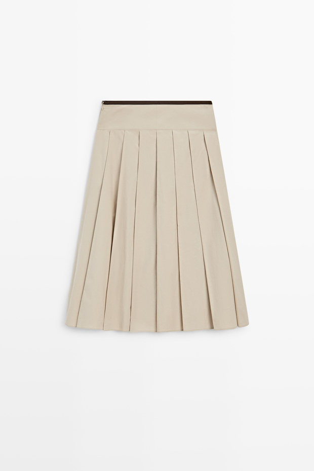 Spódnica midi Massimo Dutti
