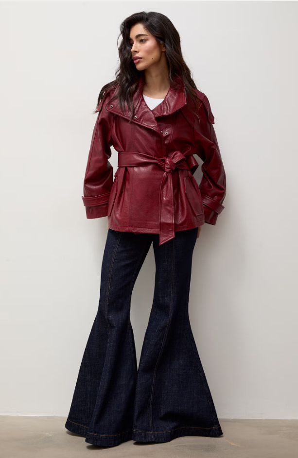Bootcut siren jeans w stylu Zimmermann na jesień 2026 