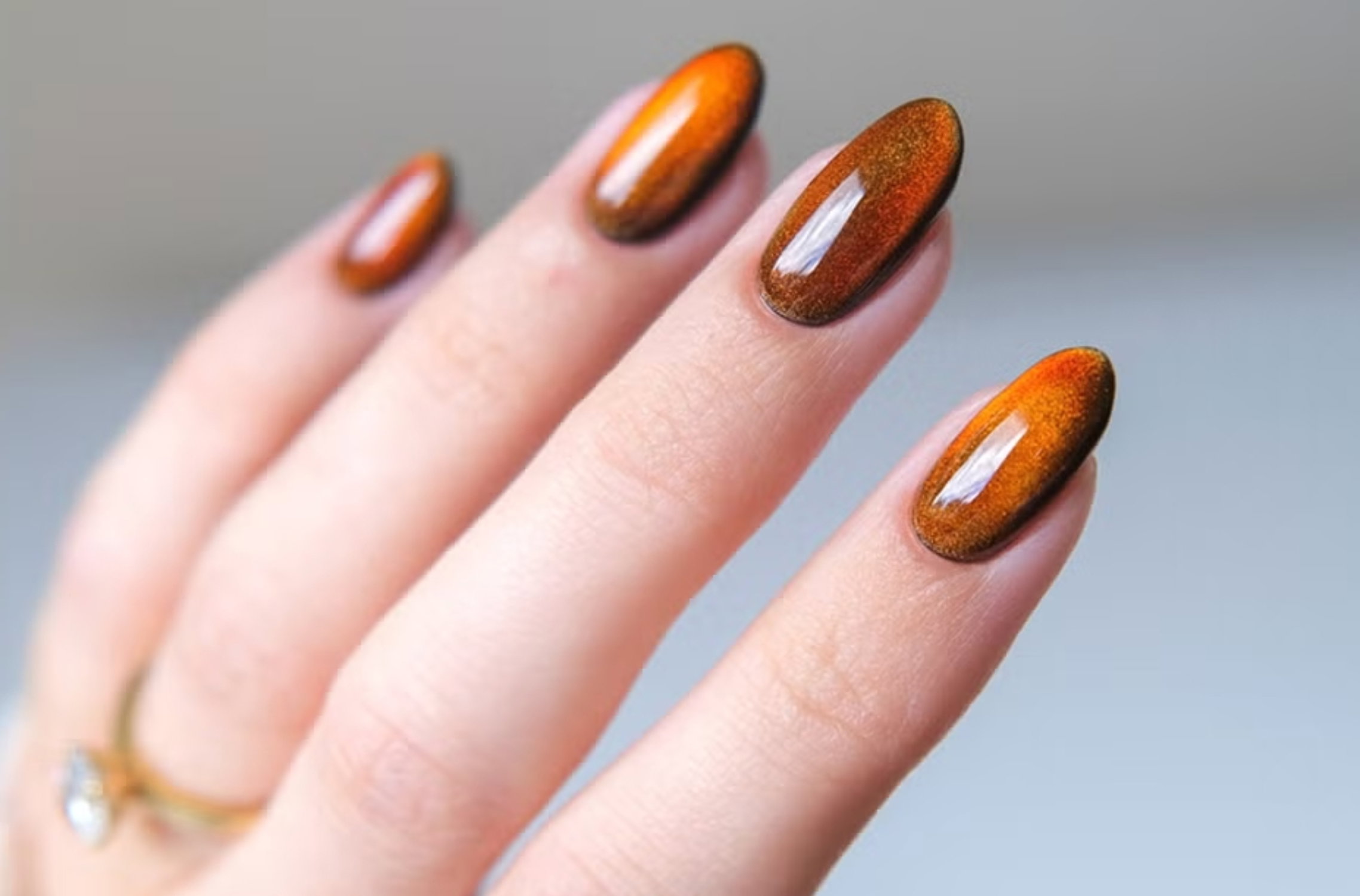 Pumpking Spice Nails
