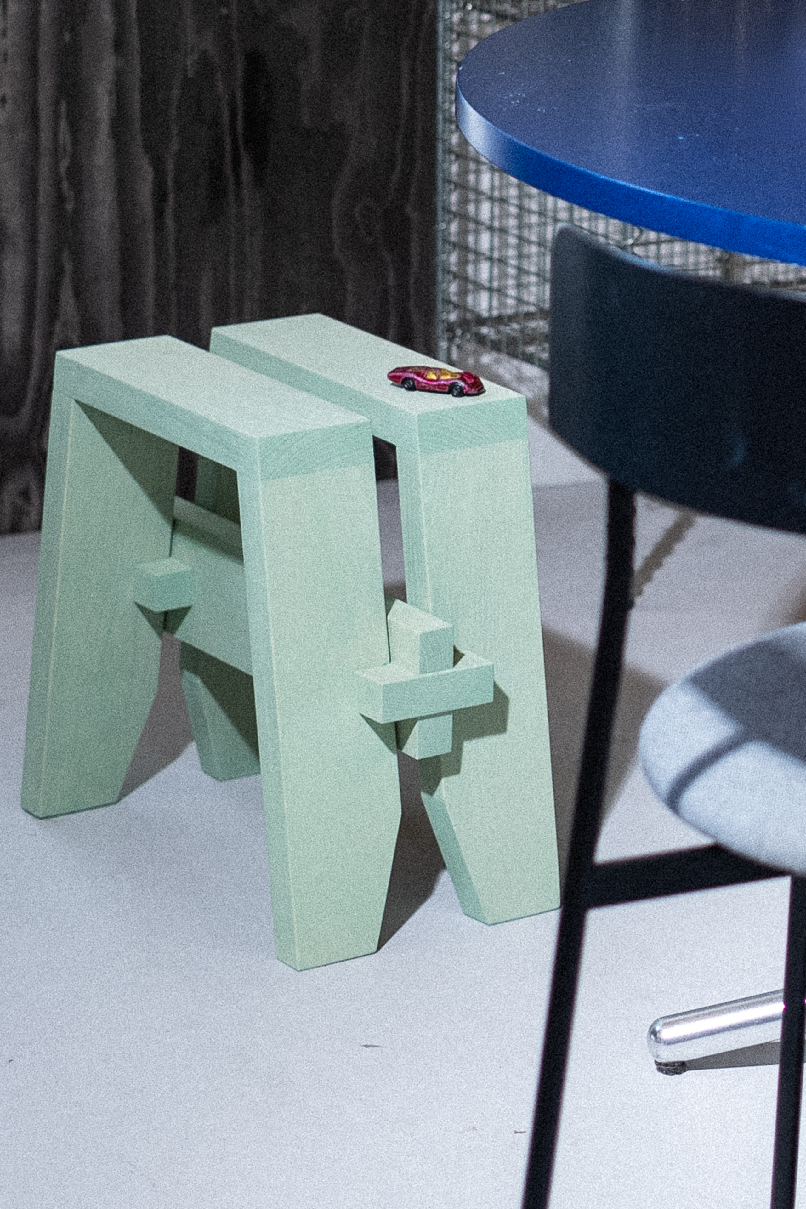 NICK BEENS STUDIO, LOKI STOOL GREEN