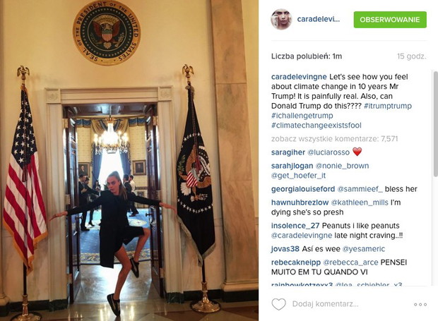 @caradelevingne Instagram