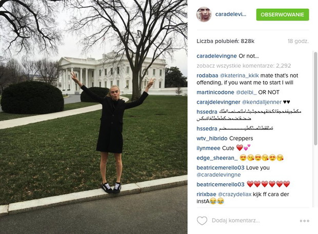 @caradelevingne Instagram