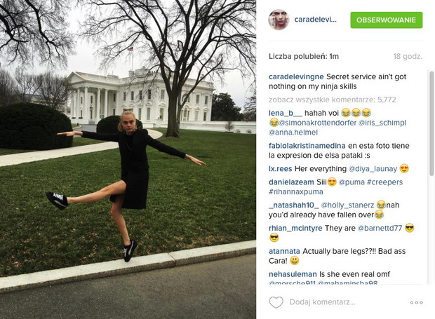 @caradelevingne Instagram