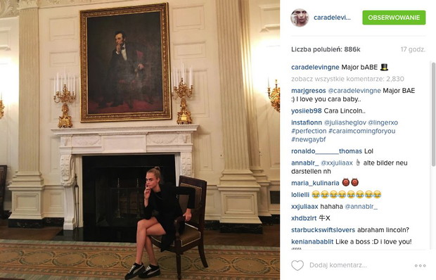 @caradelevingne Instagram