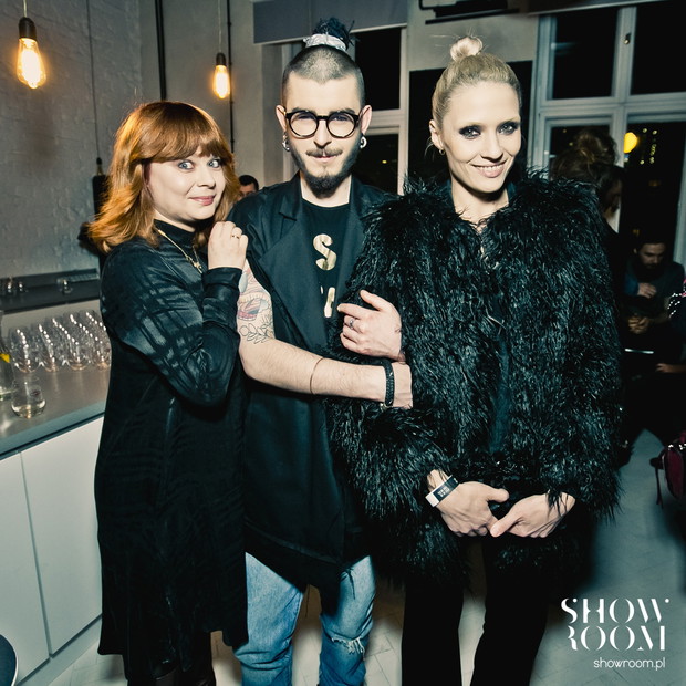 4 urodziny Showroom (8) Ewa Kosz (showroom.pl), Tobiasz Kujawa i Magda Samborska (Rebellook)
