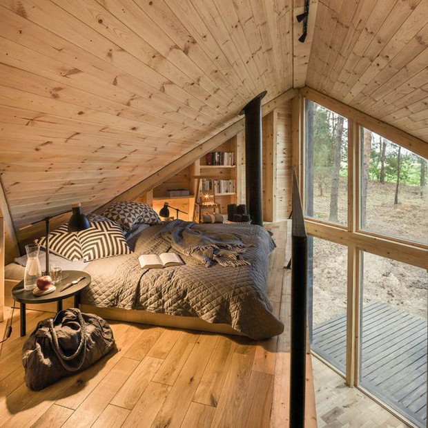 Bookworm Cabin można wynająć już od marca 2020 roku. Dopiero wtedy są wolne terminy!