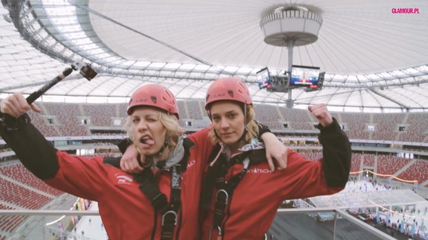 Kolejka tyrolska na Stadionie Narodowym