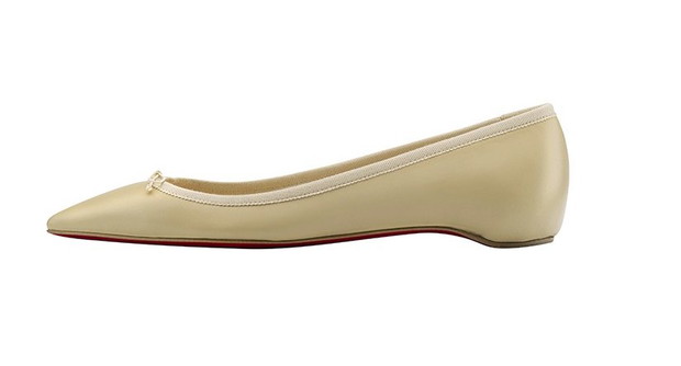 CHRISTIAN LOUBOUTIN Baletki Nude wiosna 2016