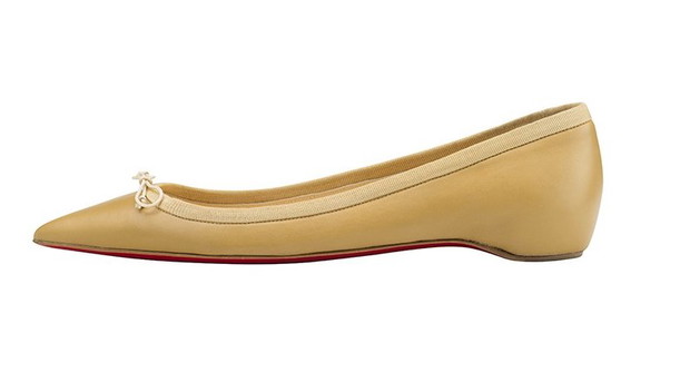 CHRISTIAN LOUBOUTIN Baletki Nude wiosna 2016