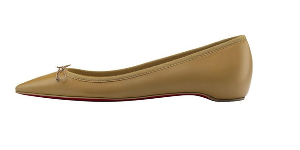 CHRISTIAN LOUBOUTIN Baletki Nude wiosna 2016