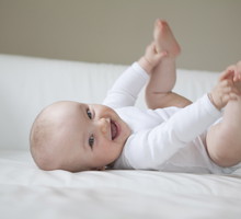 baby laughing