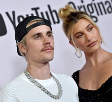 Justin i Hailey Bieber na premierze serialu dokumentalnego o muzyku