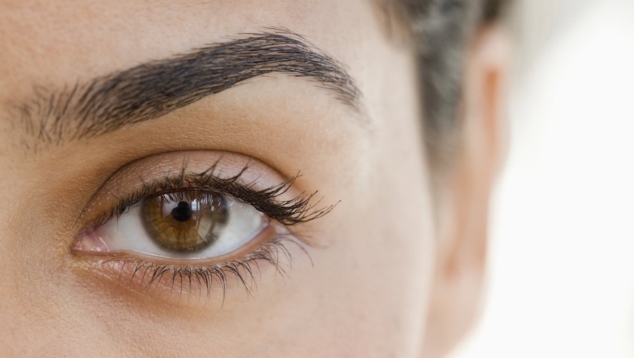 Extreme close up of woman's eye