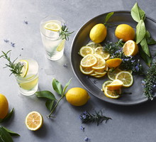 Fresh Lavender Lemonade Ingredients