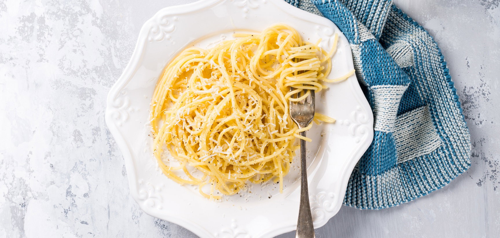 Spaghetti With Pecorino Cheese And Pepper
