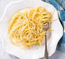 Spaghetti With Pecorino Cheese And Pepper