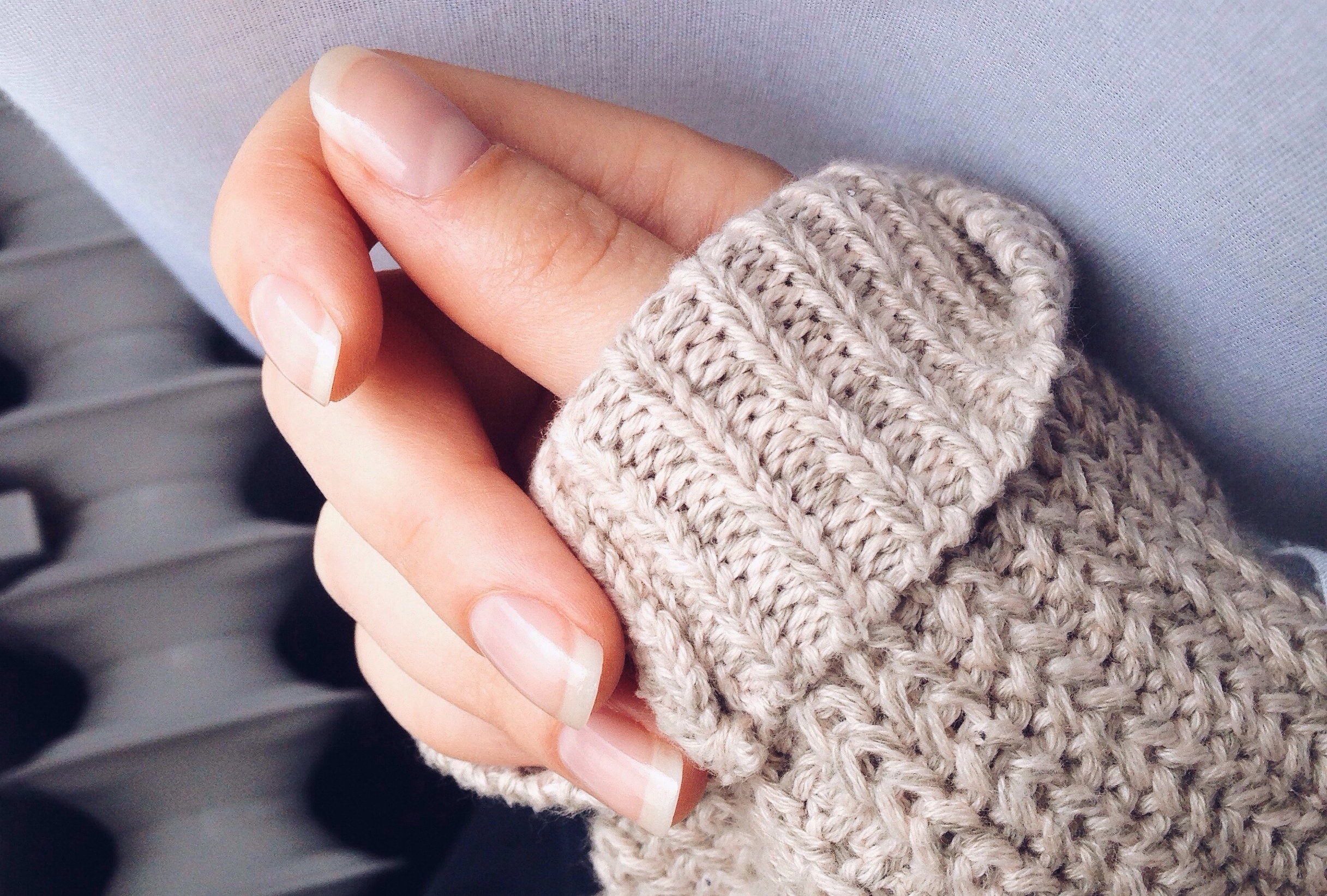 Cropped Image Of Woman Wearing Sweater