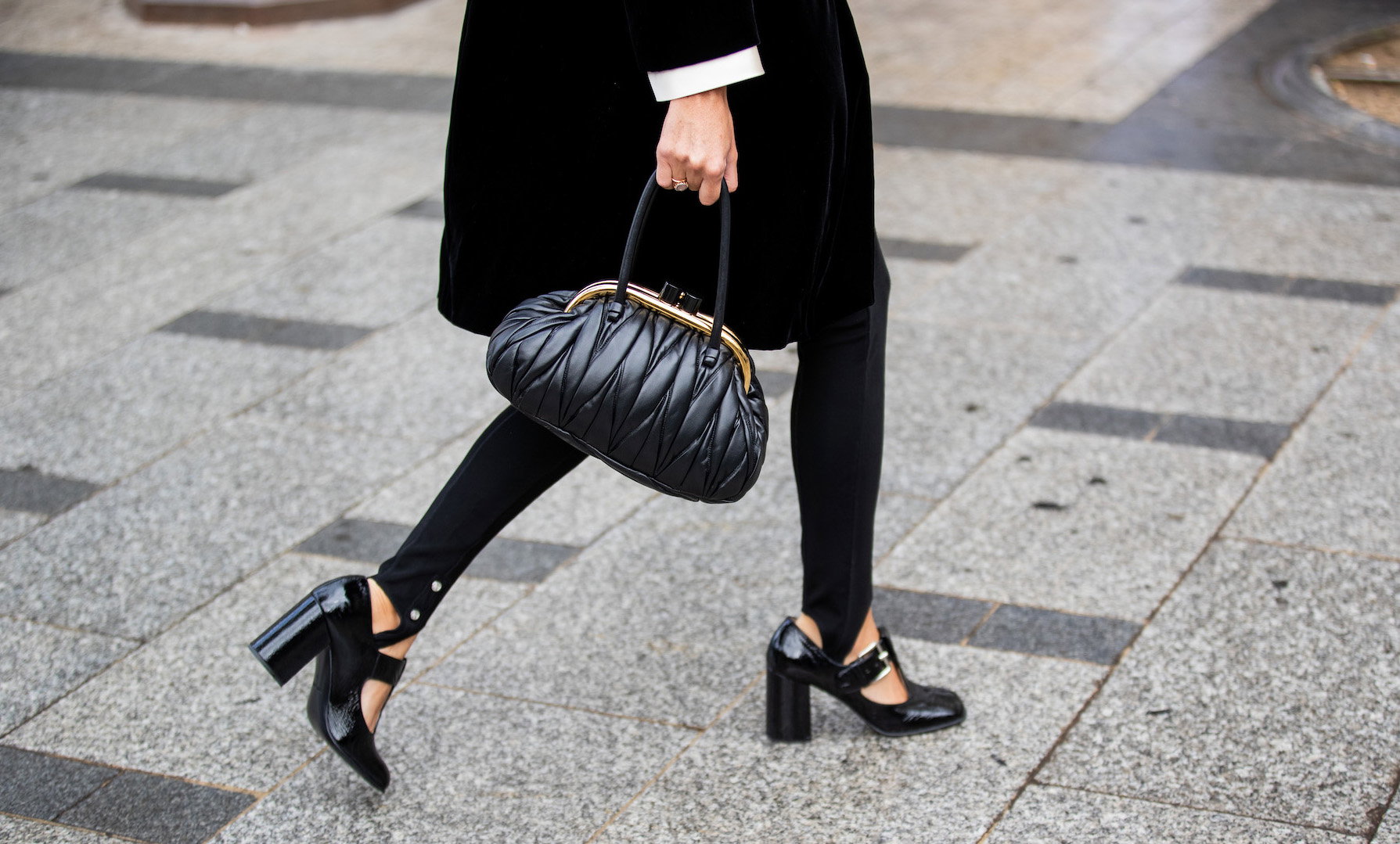 Street Style At Paris Fashion Week - Womenswear Spring Summer 2021 : Day Nine