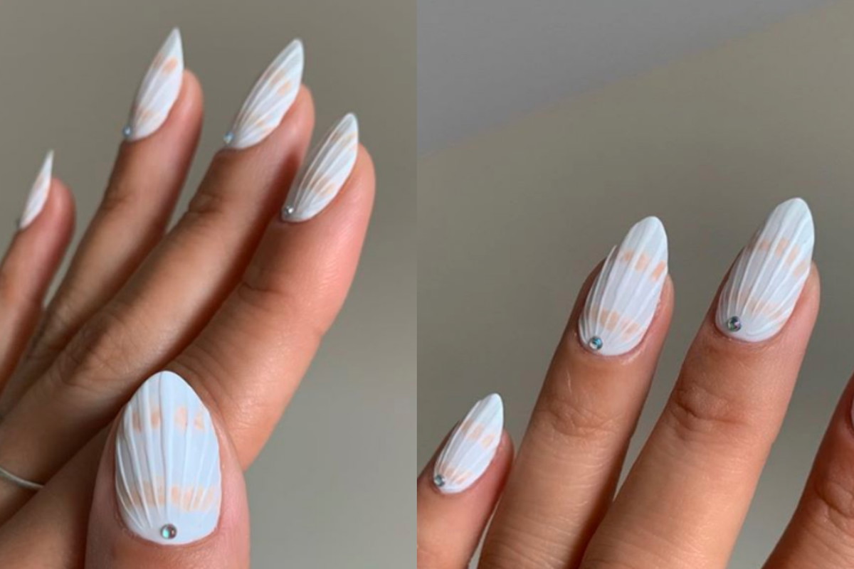 Shell nails – modne paznokcie 2020 w wersji 3D, które robią furorę na Instagramie! Ten manicure przypomni wam o najpiękniejszych chwilach spędzonych nad morzem